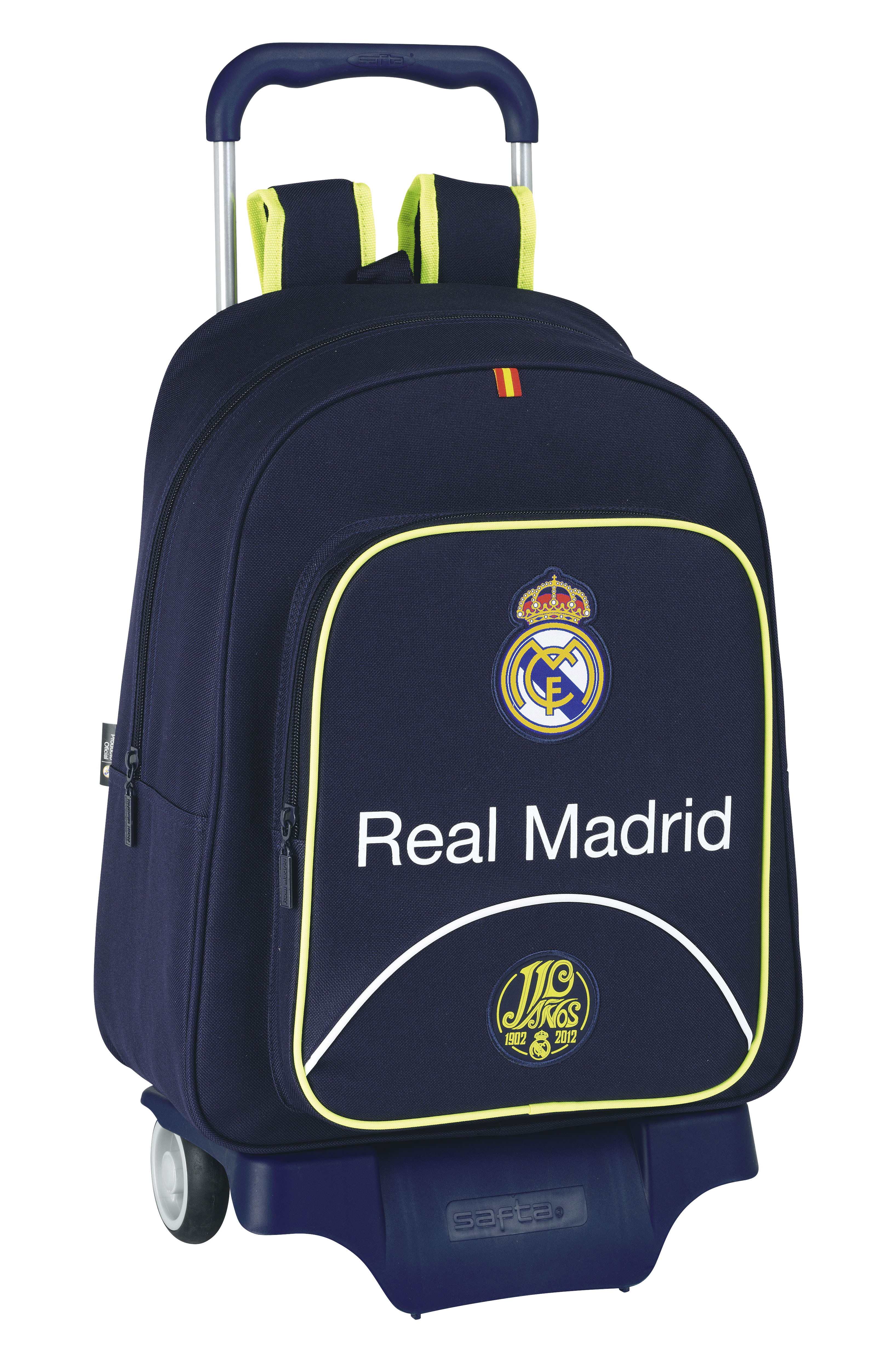 mochila de ruedas real madrid