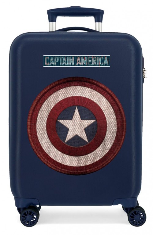 2221721 Maleta de Cabina Capitán América de 4 Ruedas