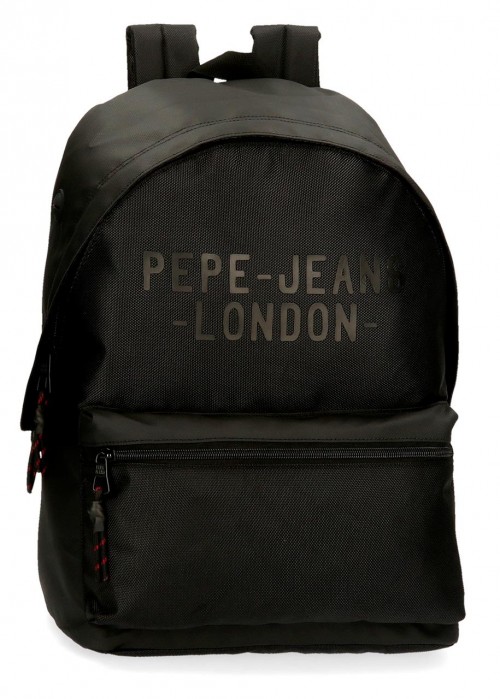 7162321 mochila 42 cm Portaordenador Pepe Jeans Bromley negro