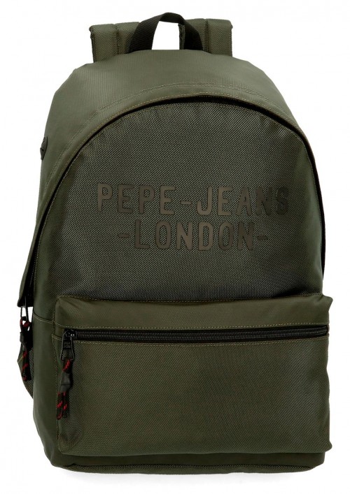 7162322 mochila 42 cm Portaordenador Pepe Jeans Bromley verde