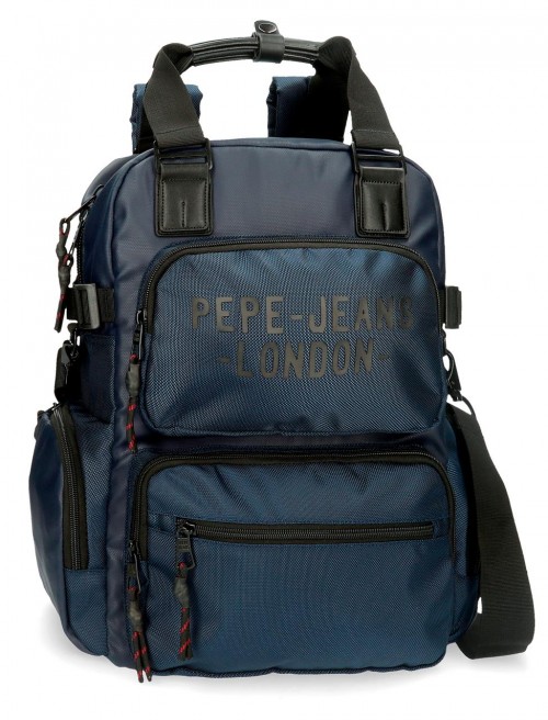 7162423 mochila 41 cm portaordenador Pepe Jeans Bromley azul