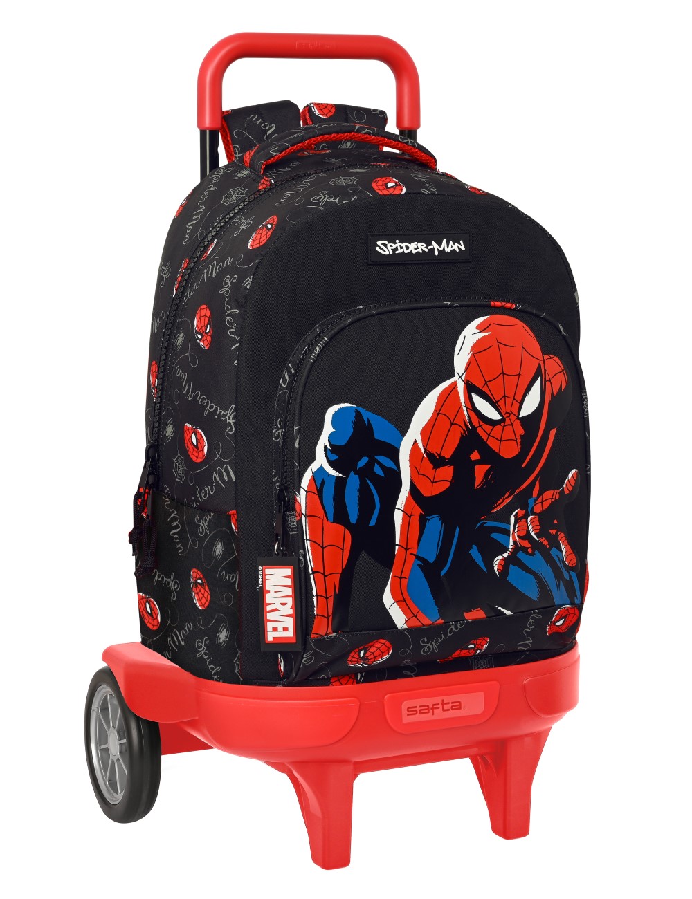 612343218 Mochila Compacta Extraible RUEDA GRANDE Spiderman Hero